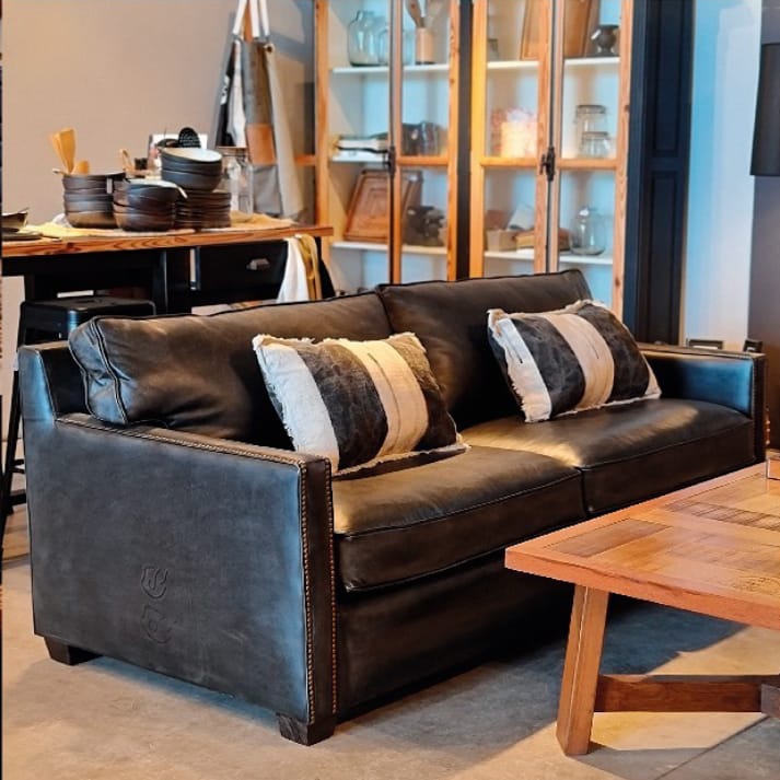 SOFÁ LONDON NEGRO DECAP 2 1/2C