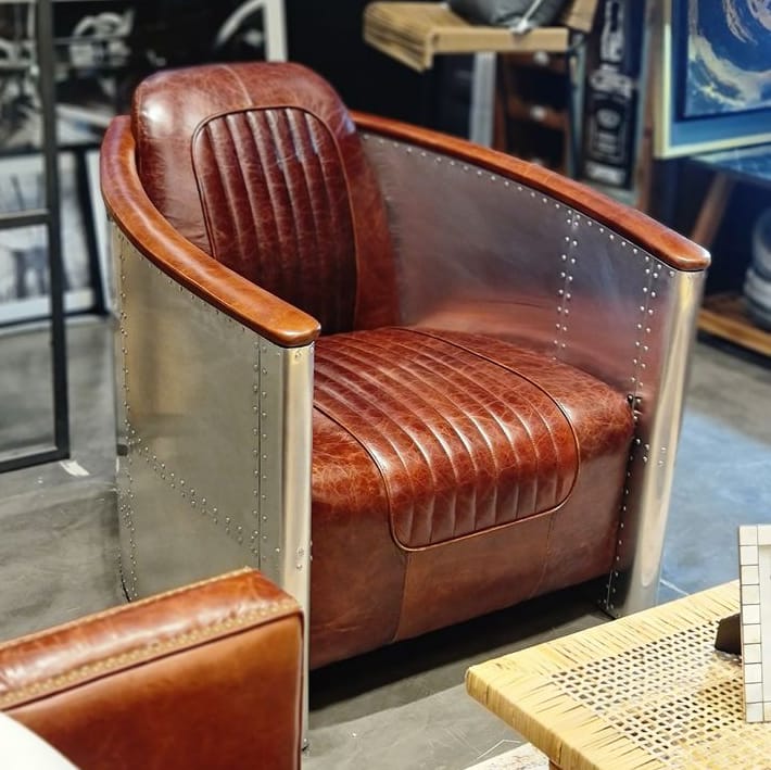 SILLÓN AVIATOR WALNUT 